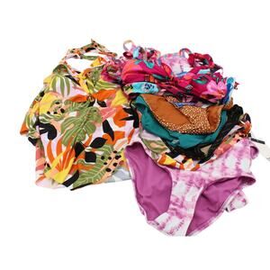 Liquidation LOT 16 Bikini Tops Bottoms Size Small Swimsuit Liquidation NEW